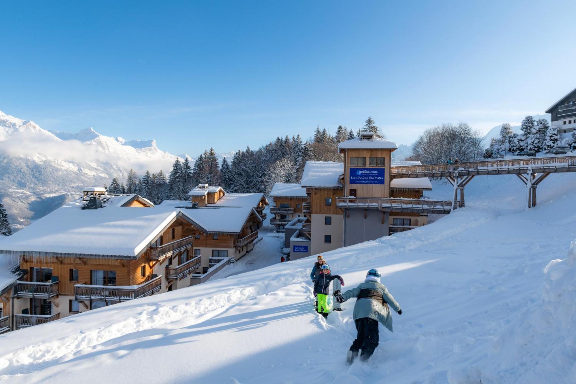 Goélia Les Chalets des Pistes Combloux Extérieur photo