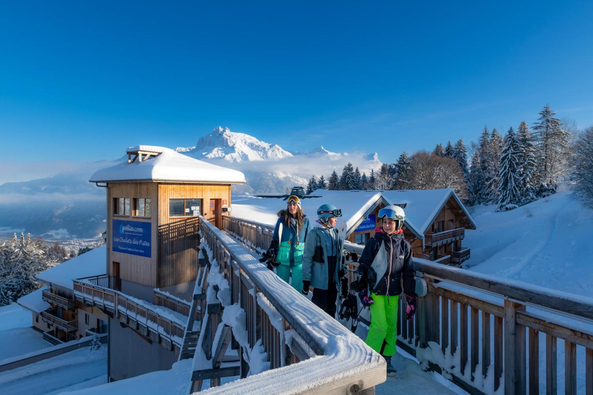 Goélia Les Chalets des Pistes Combloux Extérieur photo